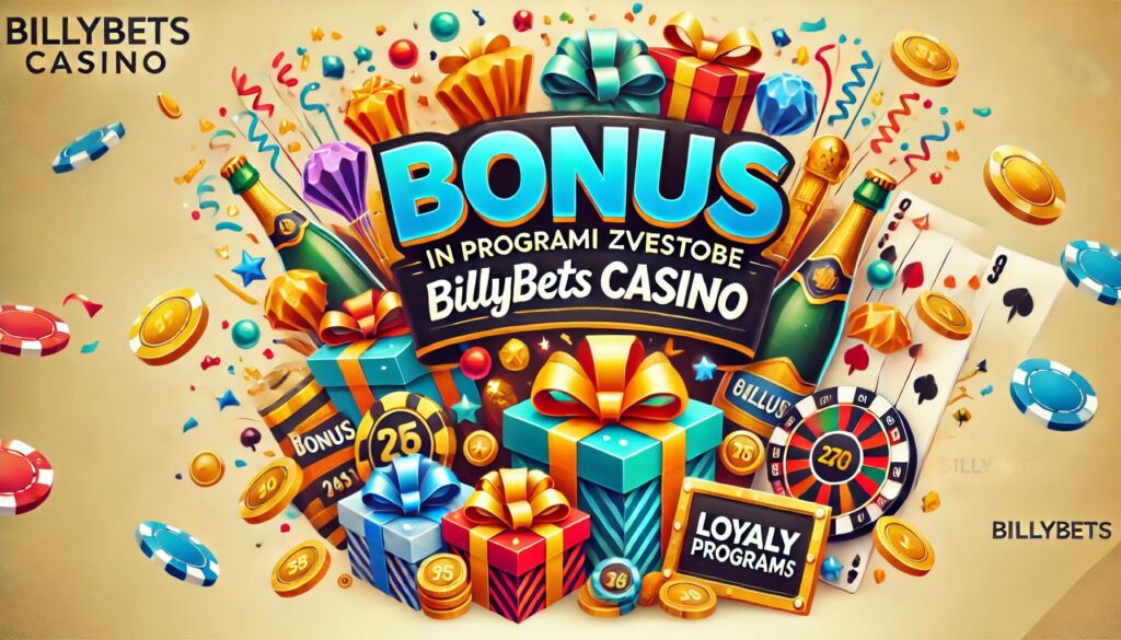 Bonusi in programi zvestobe v Billybets Casinoju