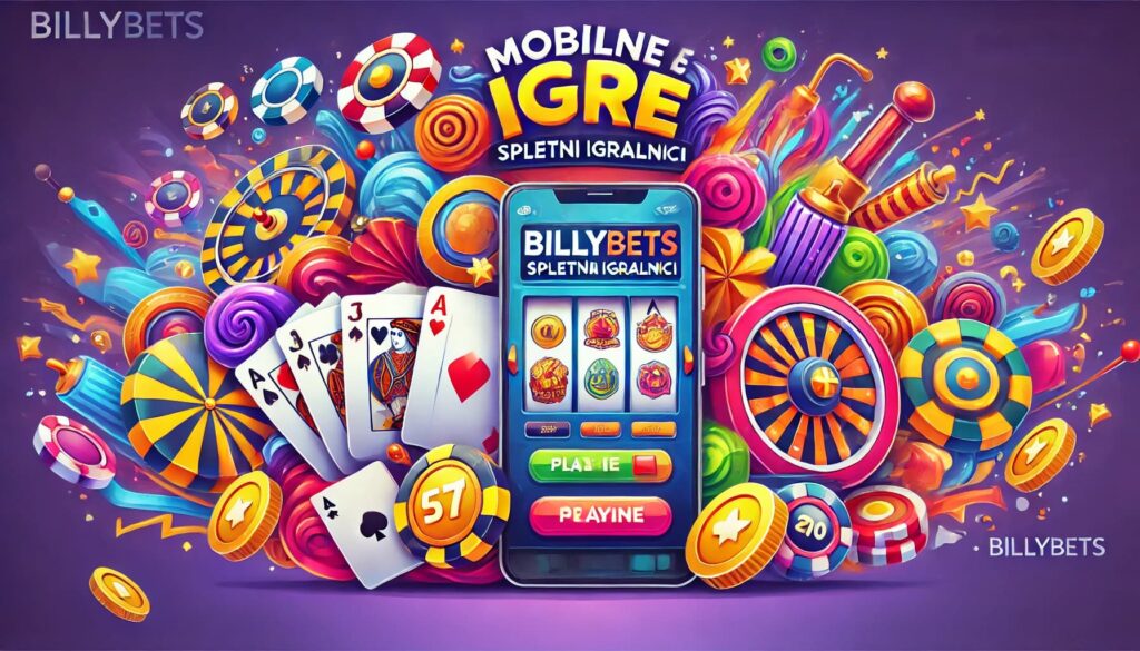 Mobilne igre v Billybets spletni igralnici