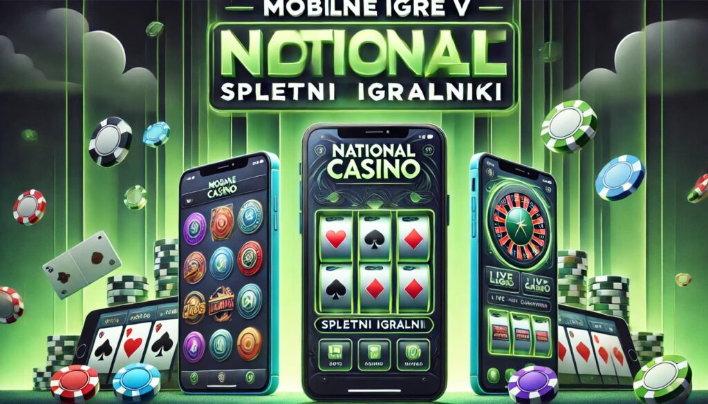 Mobilne igre v National casino spletni igralnici