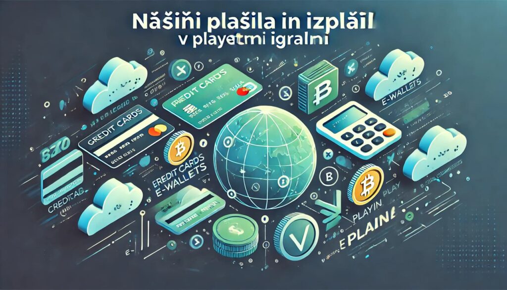 Načini plačila in izplačil v Playfina spletni igralnici